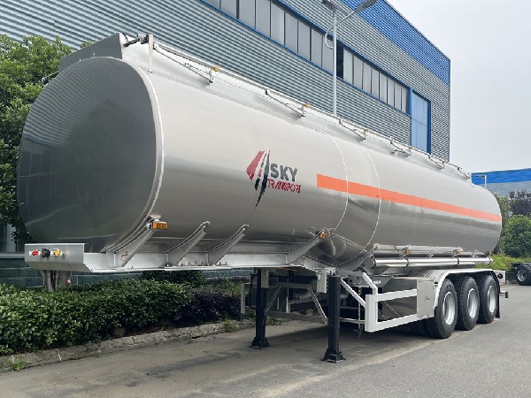 42000L Aluminum alloy oil tank semi-trailer